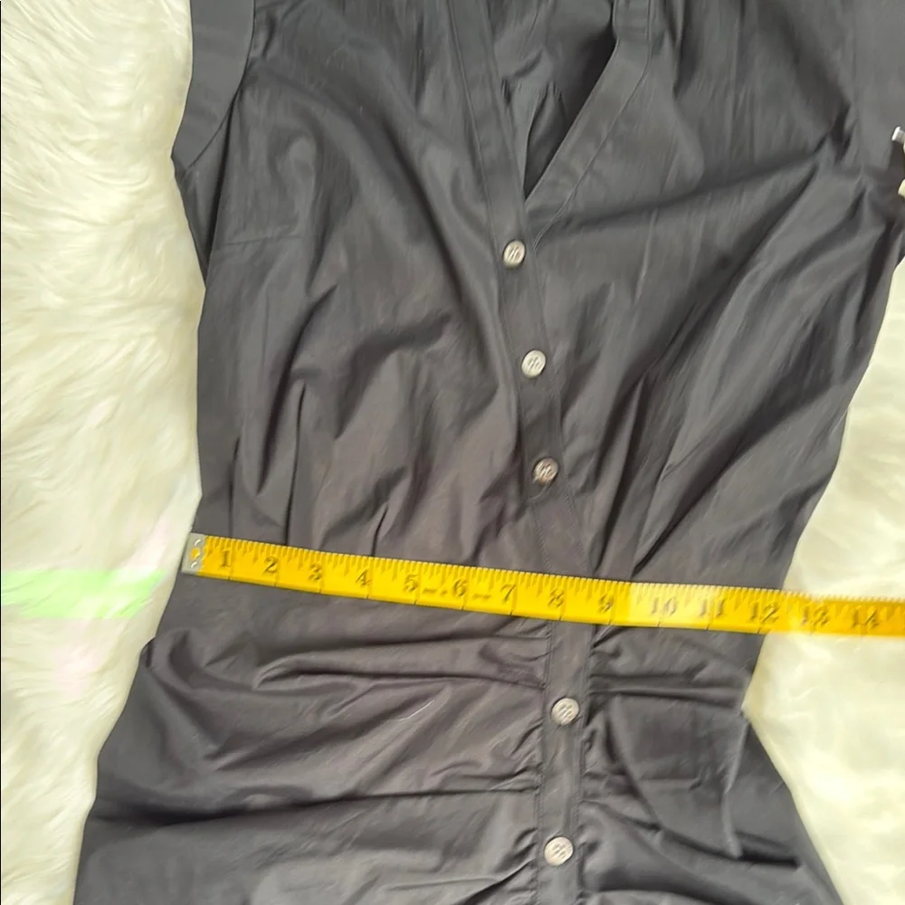 NWT Veronica Beard Stylish Black Ruched Dress - Picture 16 of 17